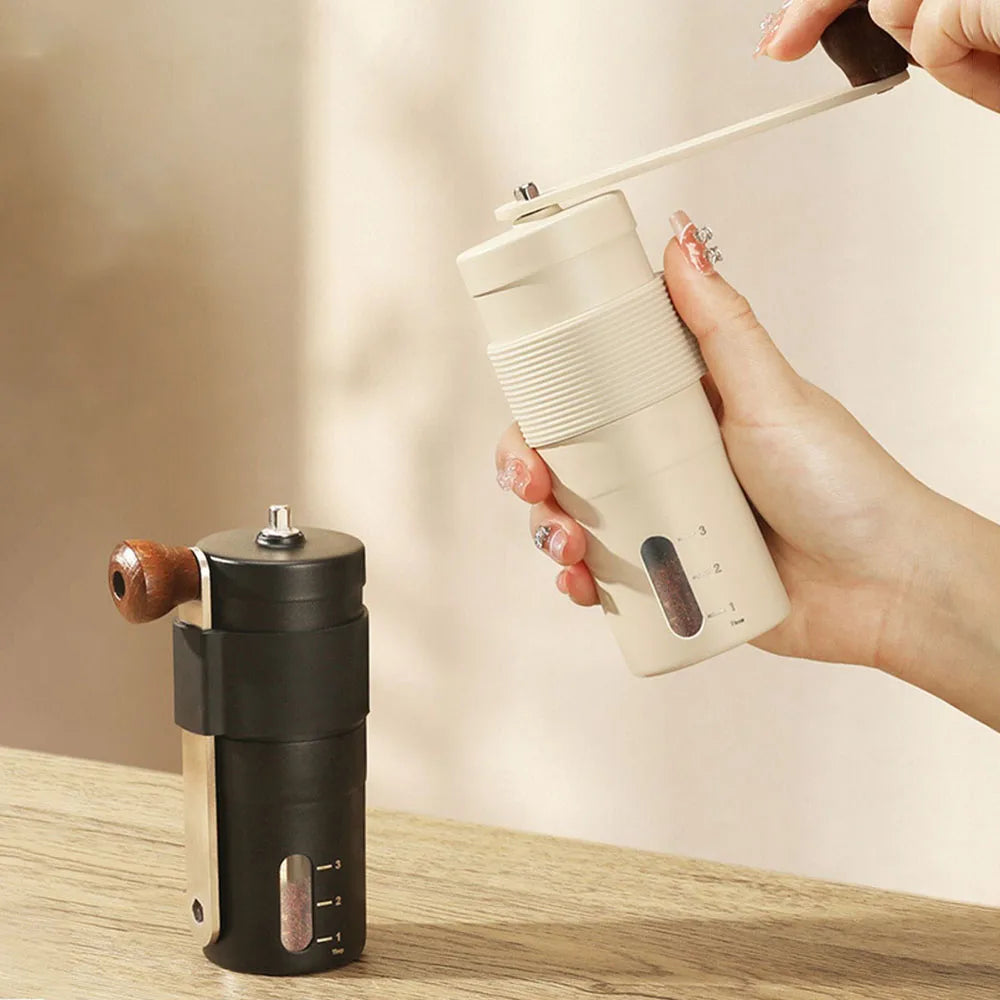 Manual Coffee Grinder Portable Coffee Bean Grinders Mini Stainless Steel Easy