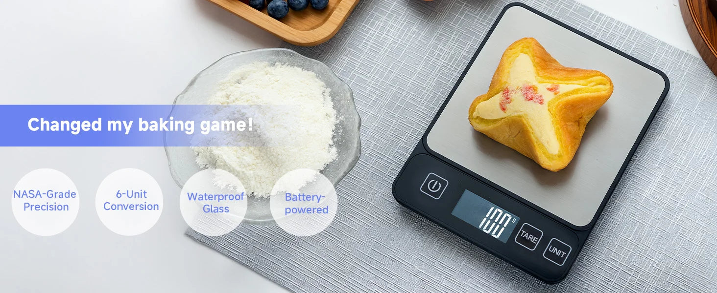 Upgraded Kitchen Scale Electronic Scale High Quality Baking Food Coffee Tea
