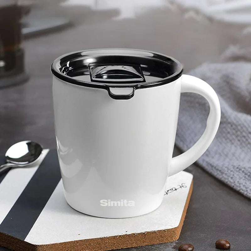 FEIJIAN Stainless Steel Coffee Cup Coffee Mug Thermos Cup Portable Travel Mug