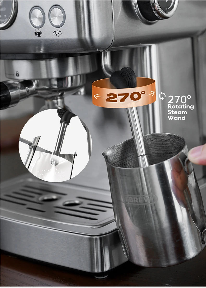Semi Automatic Espresso Coffee Machine Temperature Cold/Hot Coffee Maker