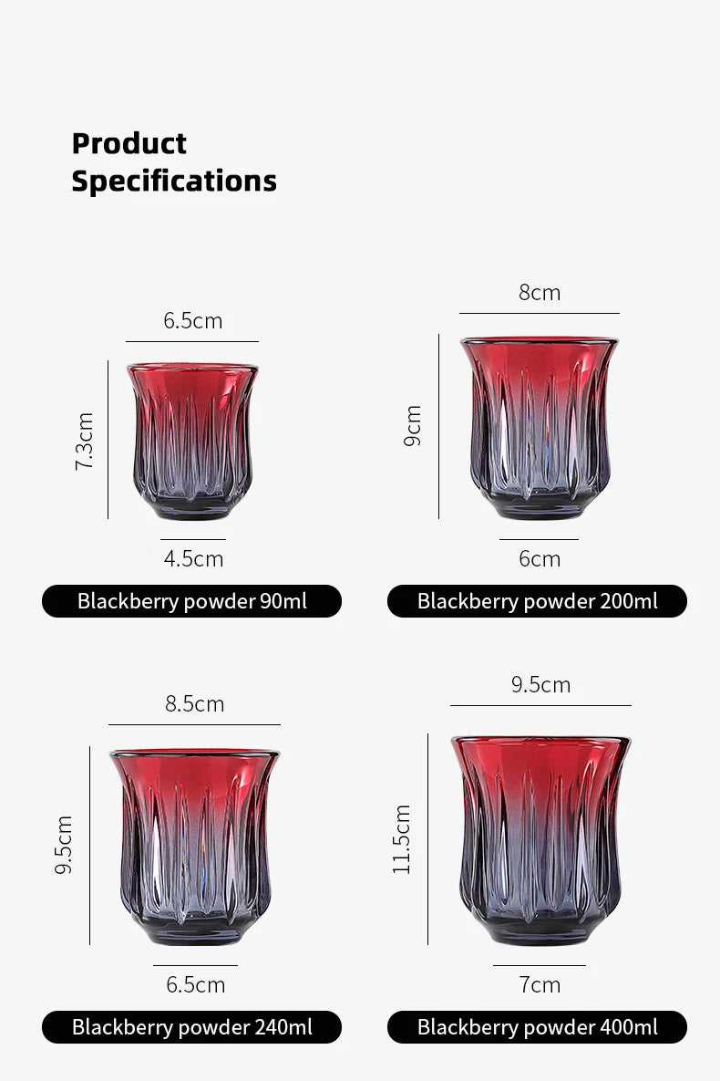 Bincoo High End Coffee Cup Elegant Retro Glass for Americano Dirty Flat White