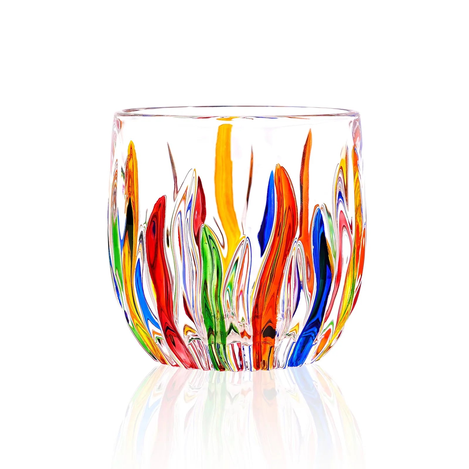 IKAPE Glass Cup Espresso Cup Milk Cup, Coffee and tea tools Kitchen and Bar