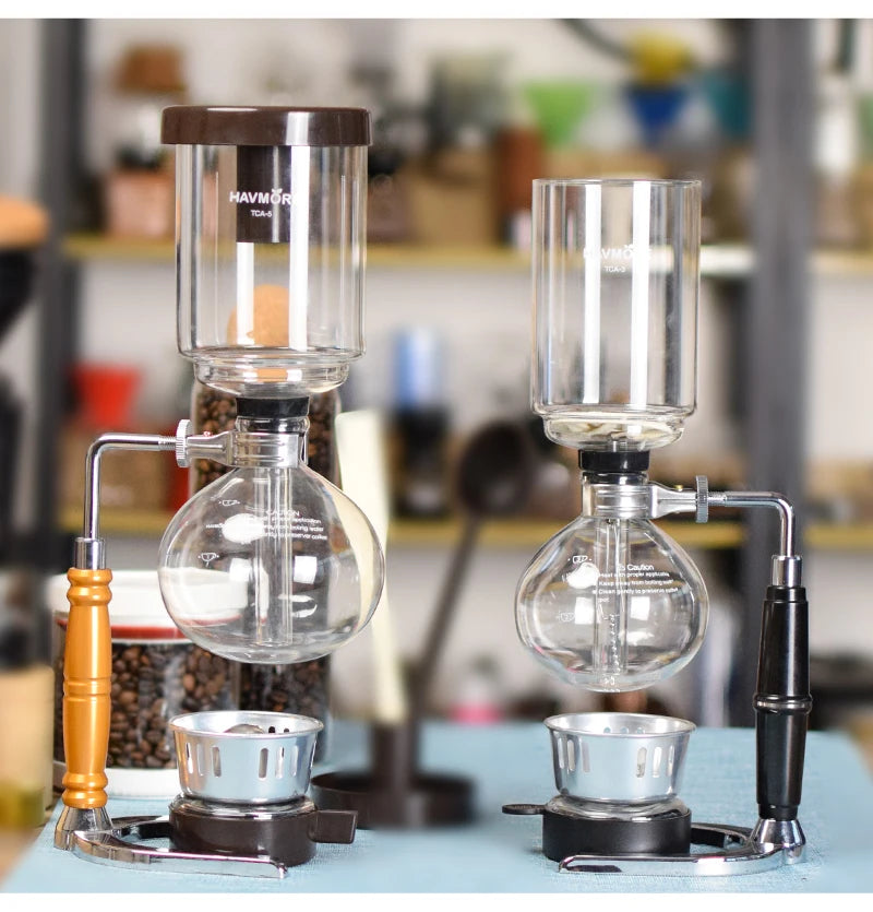 Siphon Coffee Maker 3/5Cups Pots High Quality Coffee Kettle Pot Set Coffee