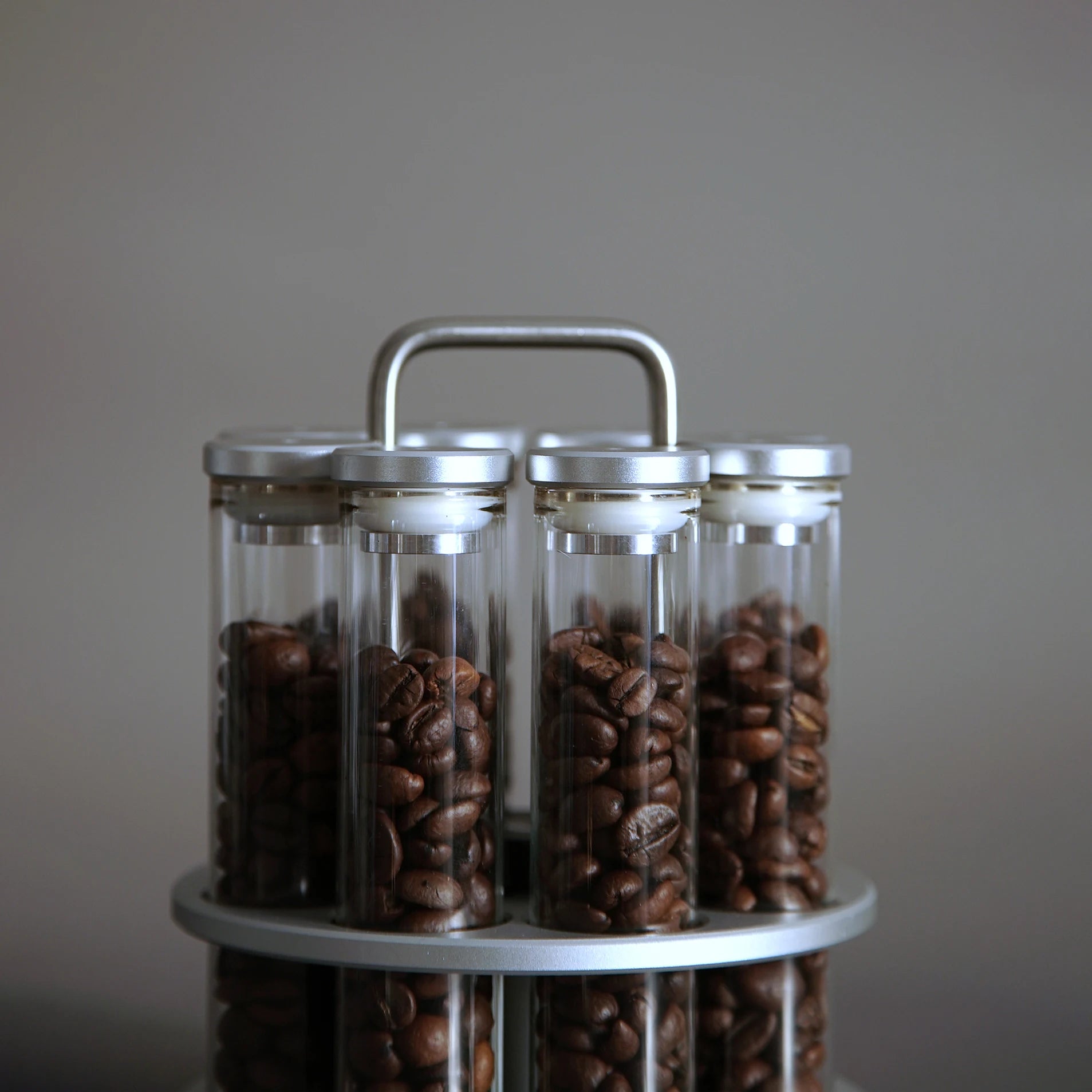 MADBALL 8 Single Dose Espresso Bean Cellars With Rotatable Display Rack