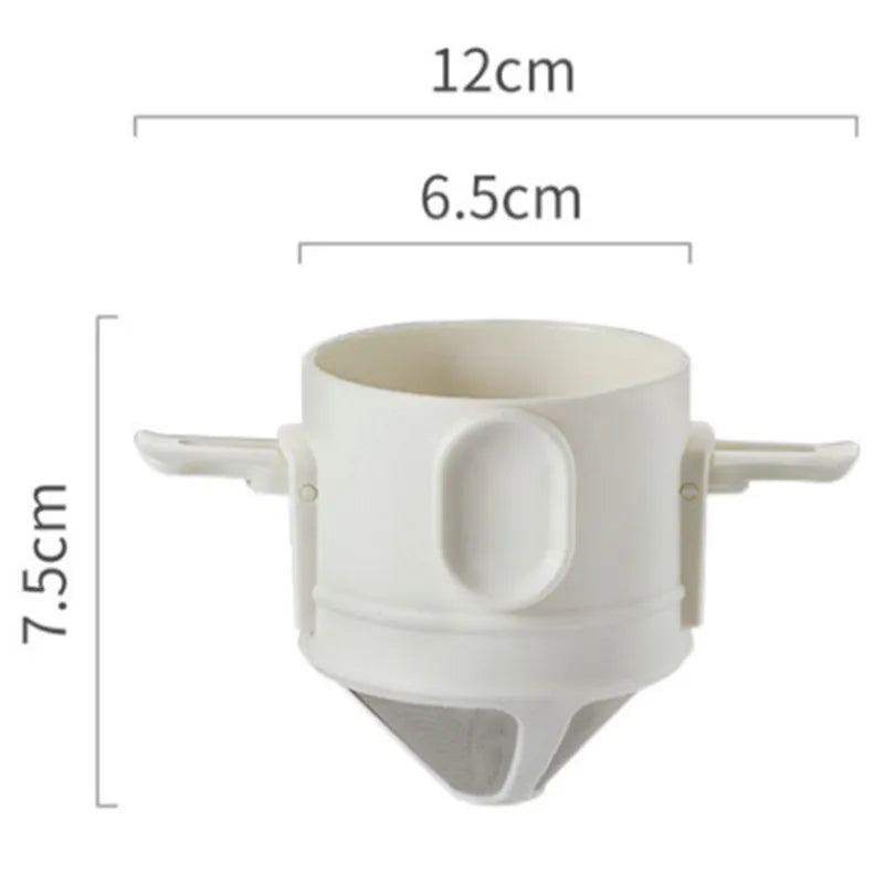 Coffee Filter Drip Coffee Tea Holder Reusable Mug Coffee Dripper Tea Cup Set