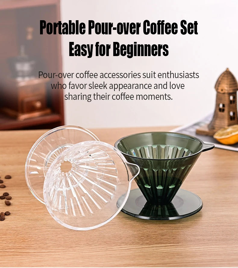 Reusable Pour Over Coffee Maker Slow Brewing Coffee Pour Over for Cafe