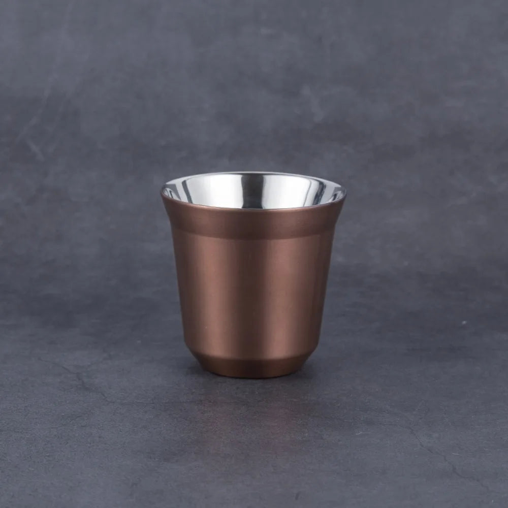 Summer 80ML Espresso Mugs Insulated Double Wall Beer Cups Small Cup