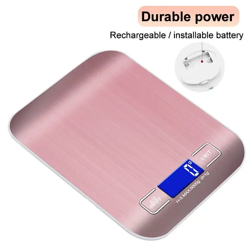 Digital Kitchen coffee Scale LCD Display Stainless Steel Electronic Scales Home