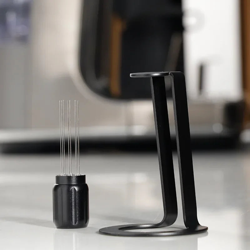 Magnetic Coffee Cloth Powder Needle 304 Stainless Steel Coffee Powder Tools
