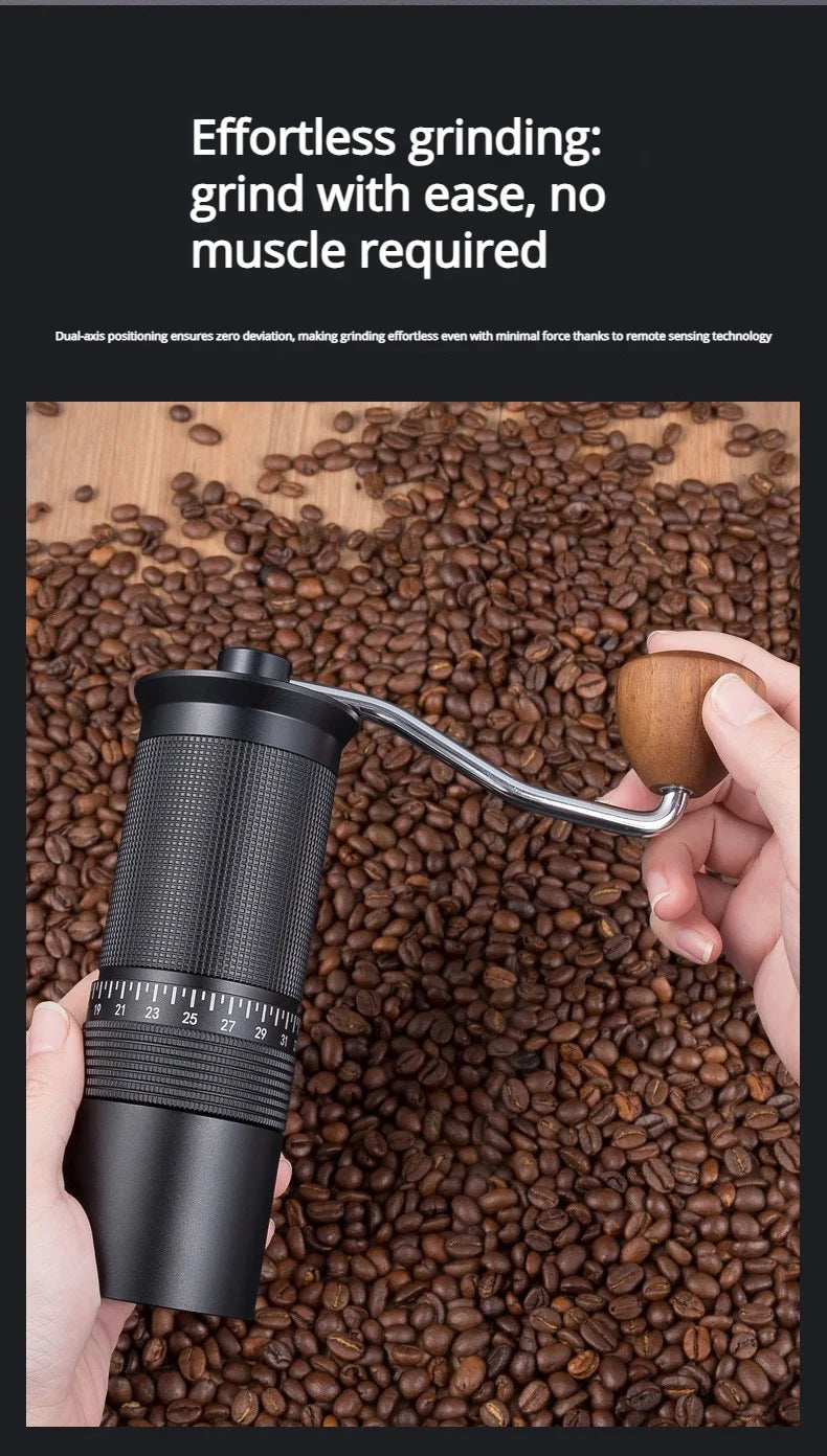 External Hand-Crank Coffee Bean Grinder Italian Hand Brew Home Grinder Manual