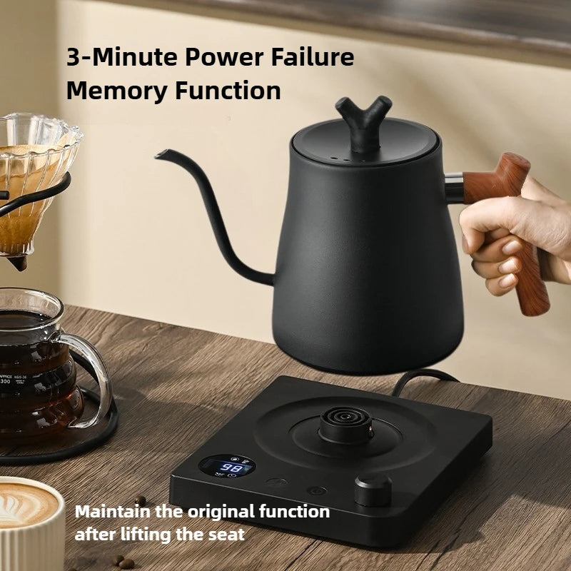 Smart Temperature Control Electric Gooseneck Kettle Hand Brew Coffee