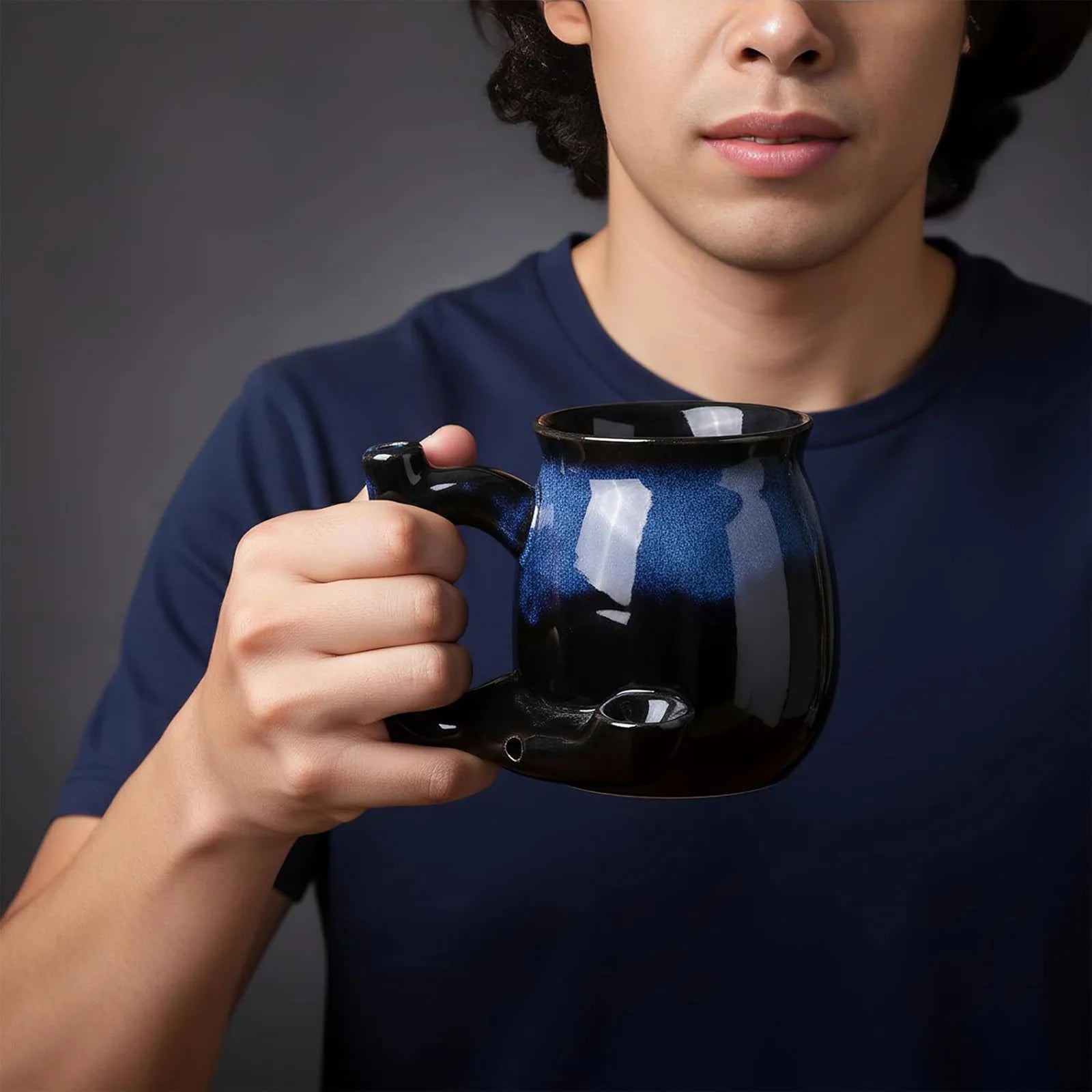 Ceramic Multifunctional Mug Unique Pattern Design 380ml Capacity Coffee