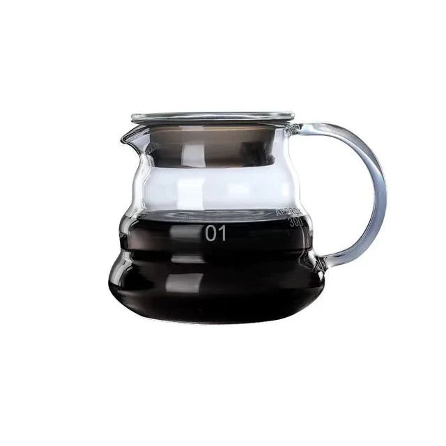 Glass Coffee Pot With Filter Drip Brewing Hot Brewer Cloud Shaped Kettle Coffee