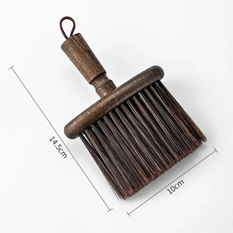 Coffee Machine Cleaning Brush Solid Wood Bowl Coffee Brush Coffee Grounds