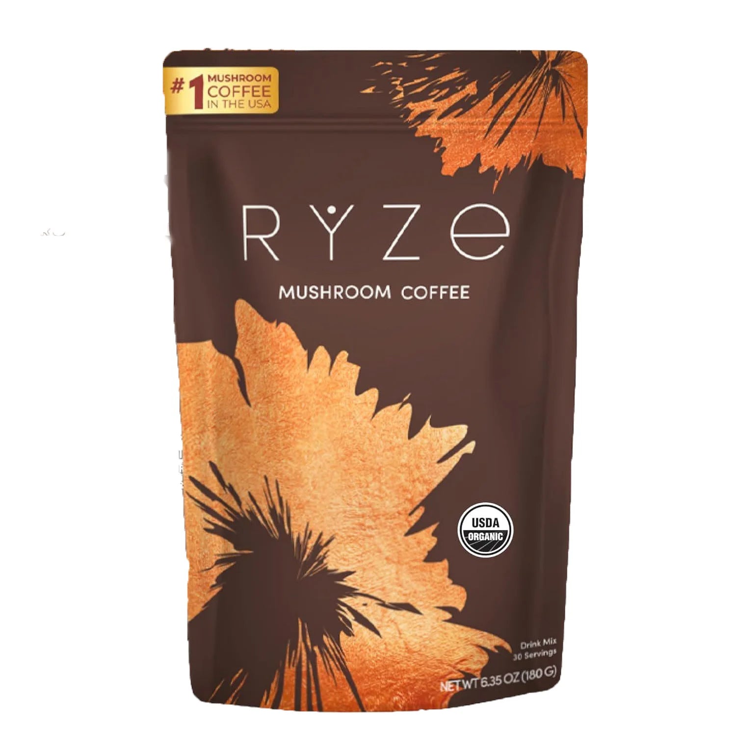6-in-1 Organic Mushroom Coffee Blend with Reishi Cordyceps Chaga Lions Mane