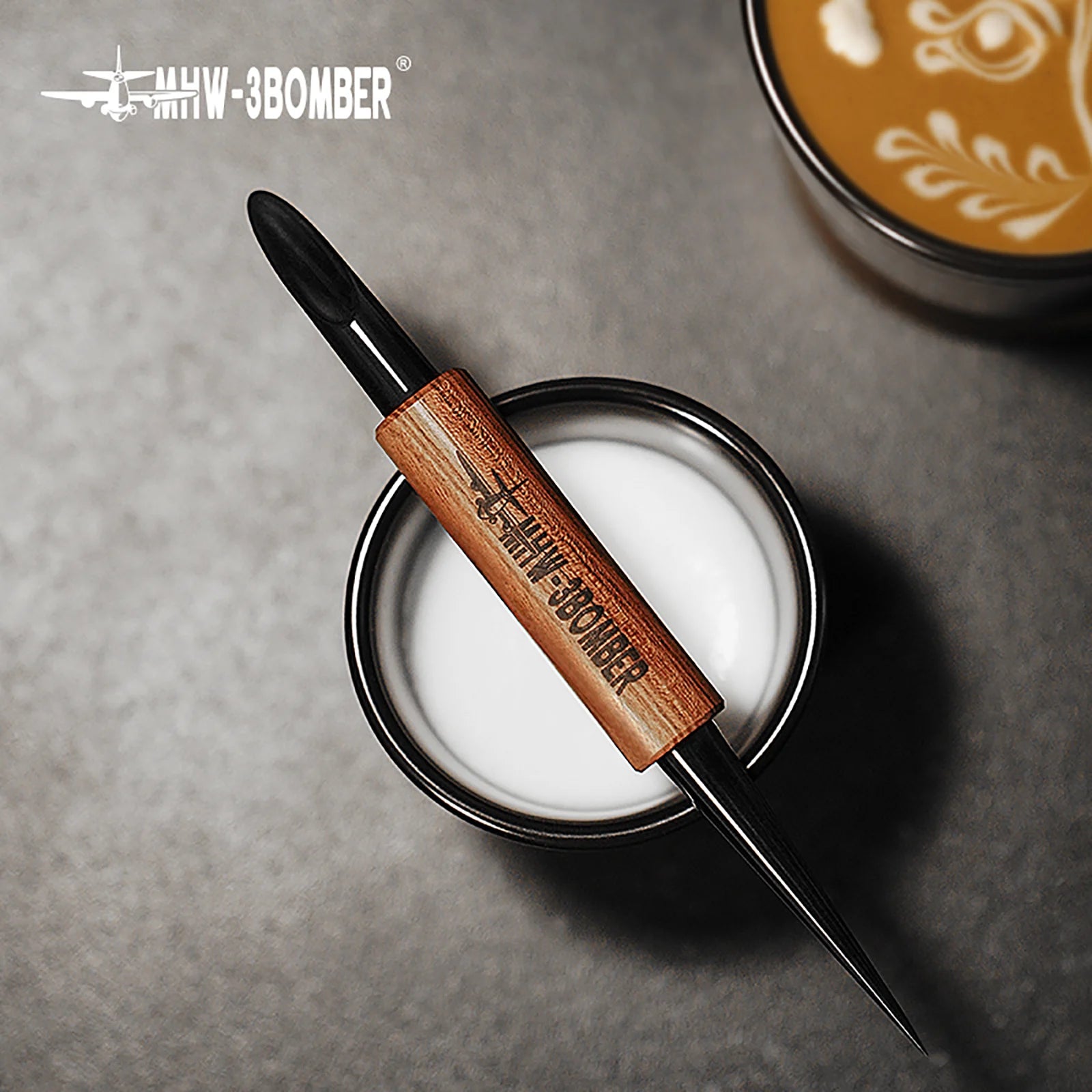 MHW-3BOMBER Coffee Latte Art Pens Vintage Espresso Cappuccino Pen