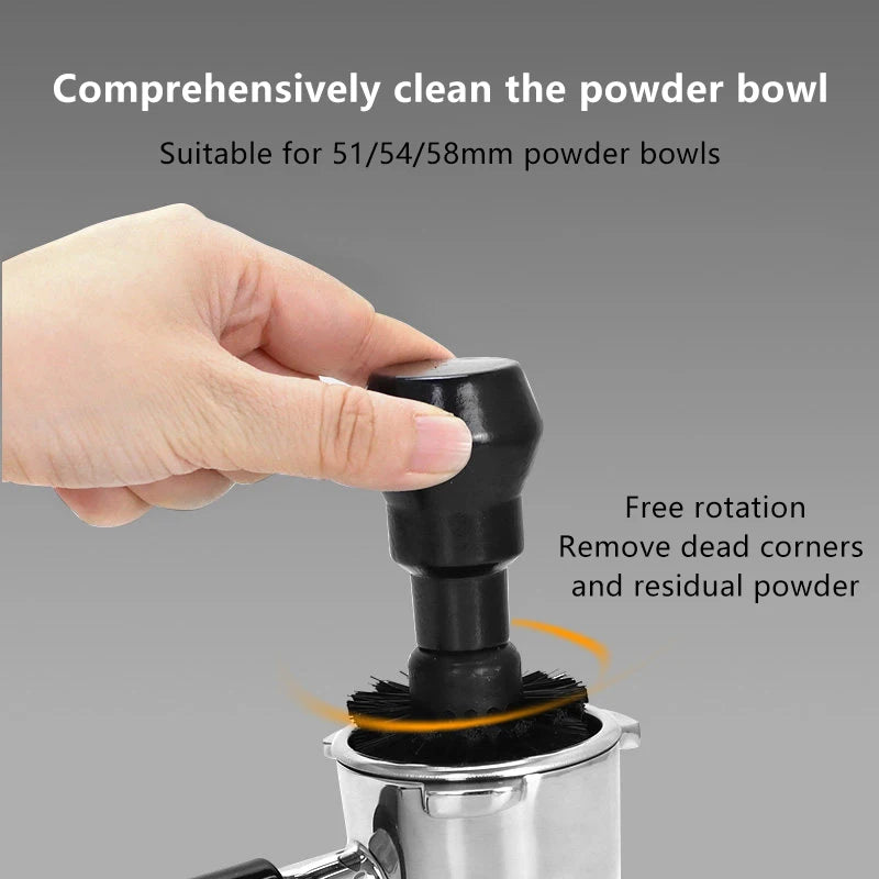 Professional Espresso Brush Brewing Head Coffee Machine Cleaning Brush