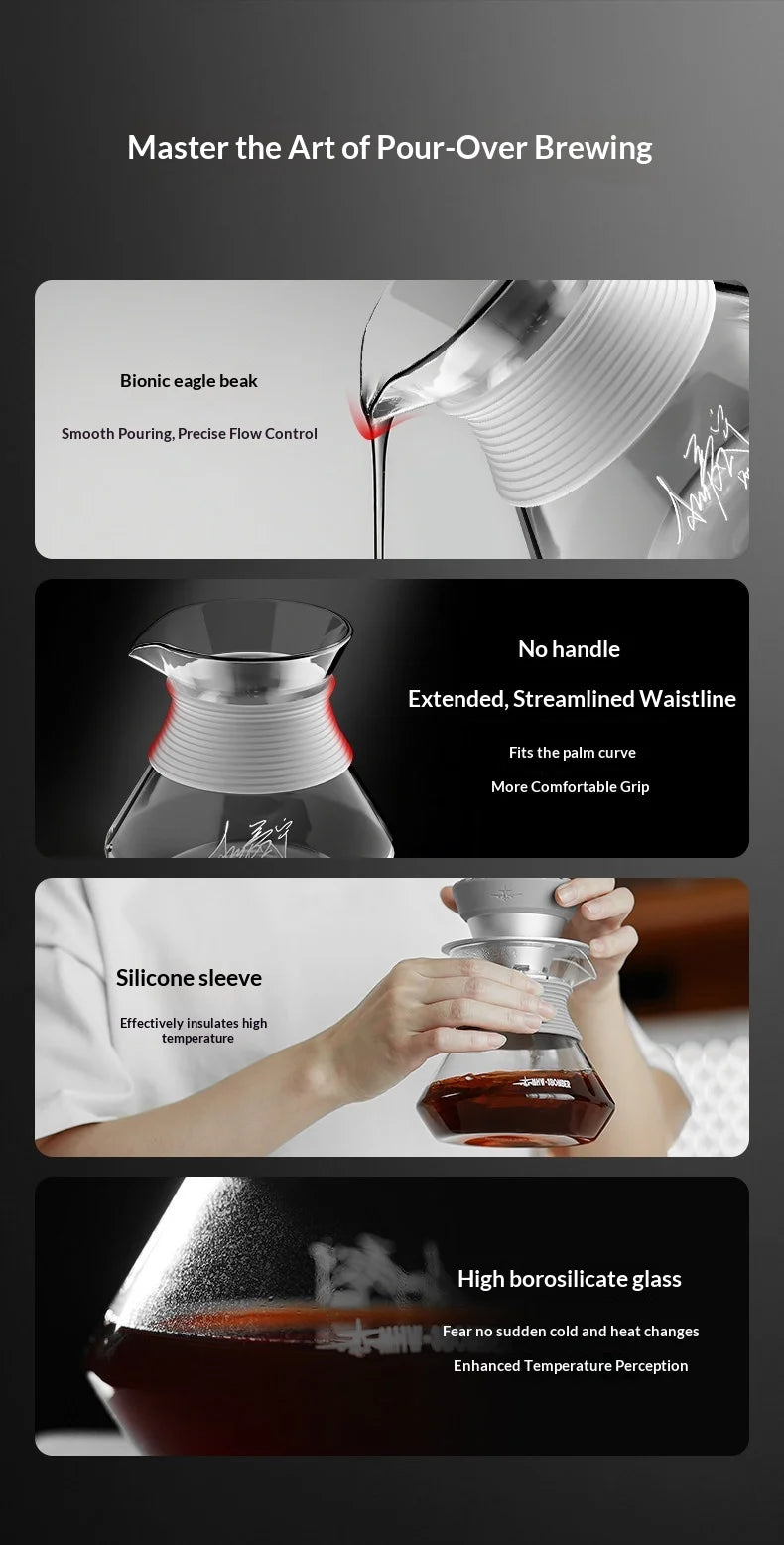 New Mhw-3bomber Aroma Coffee Server Enhanced Aroma Glass Carafe Drip Coffee
