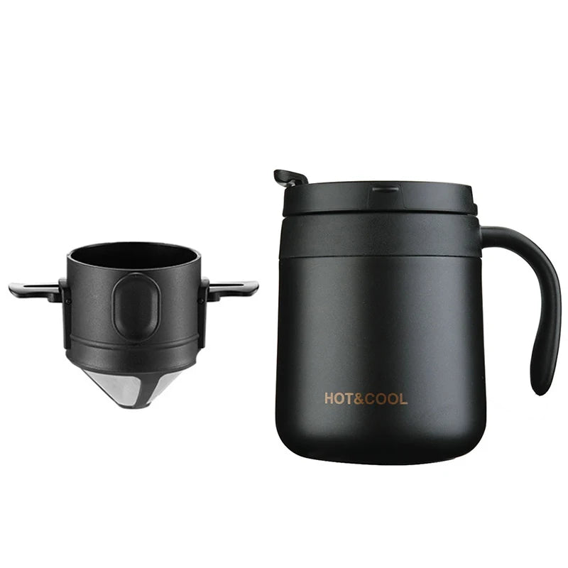 Coffee Filter Drip Coffee Tea Holder Reusable Mug Coffee Dripper Tea Cup Set