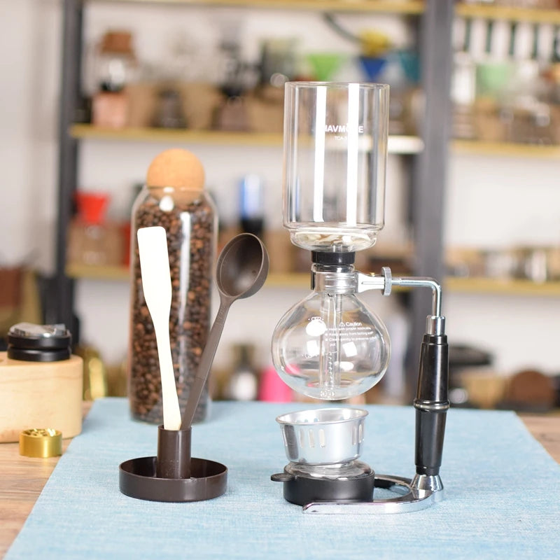 Siphon Coffee Maker 3/5Cups Pots High Quality Coffee Kettle Pot Set Coffee