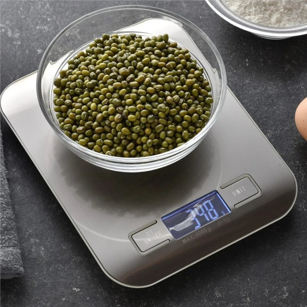 Digital Kitchen coffee Scale LCD Display Stainless Steel Electronic Scales Home