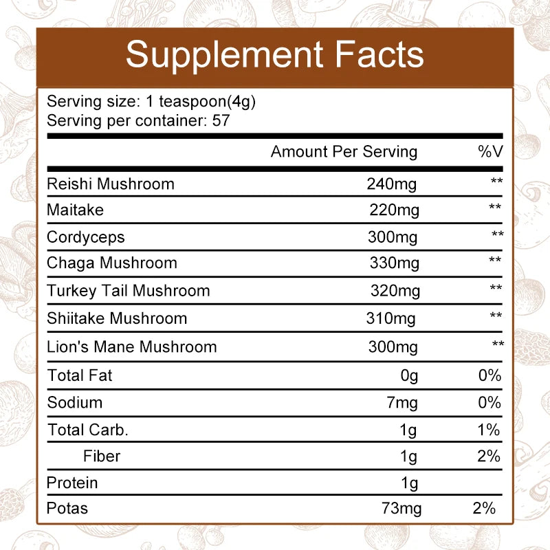 Green People 226G Lion's Mane Mushroom Coffee Focus Brain Booster
