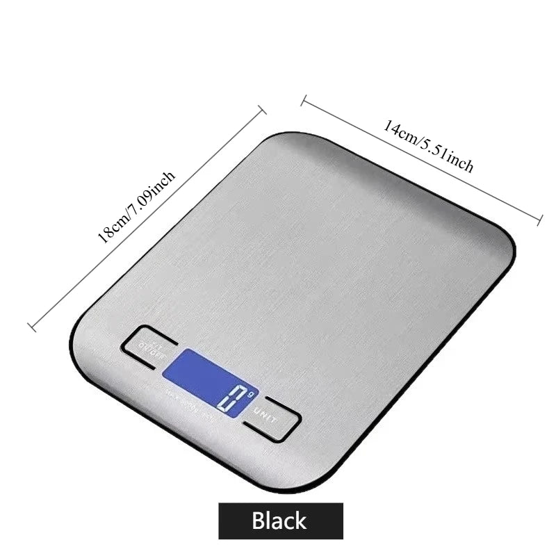 Digital Kitchen coffee Scale LCD Display Stainless Steel Electronic Scales Home