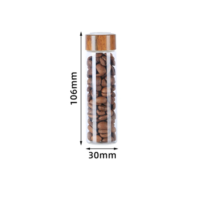 Havmore Coffee Beans Storage Containers Glass Coffee Bean Tube