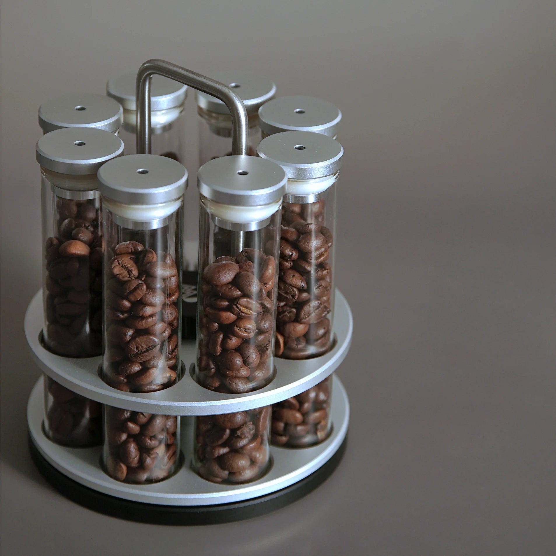 MADBALL 8 Single Dose Espresso Bean Cellars With Rotatable Display Rack