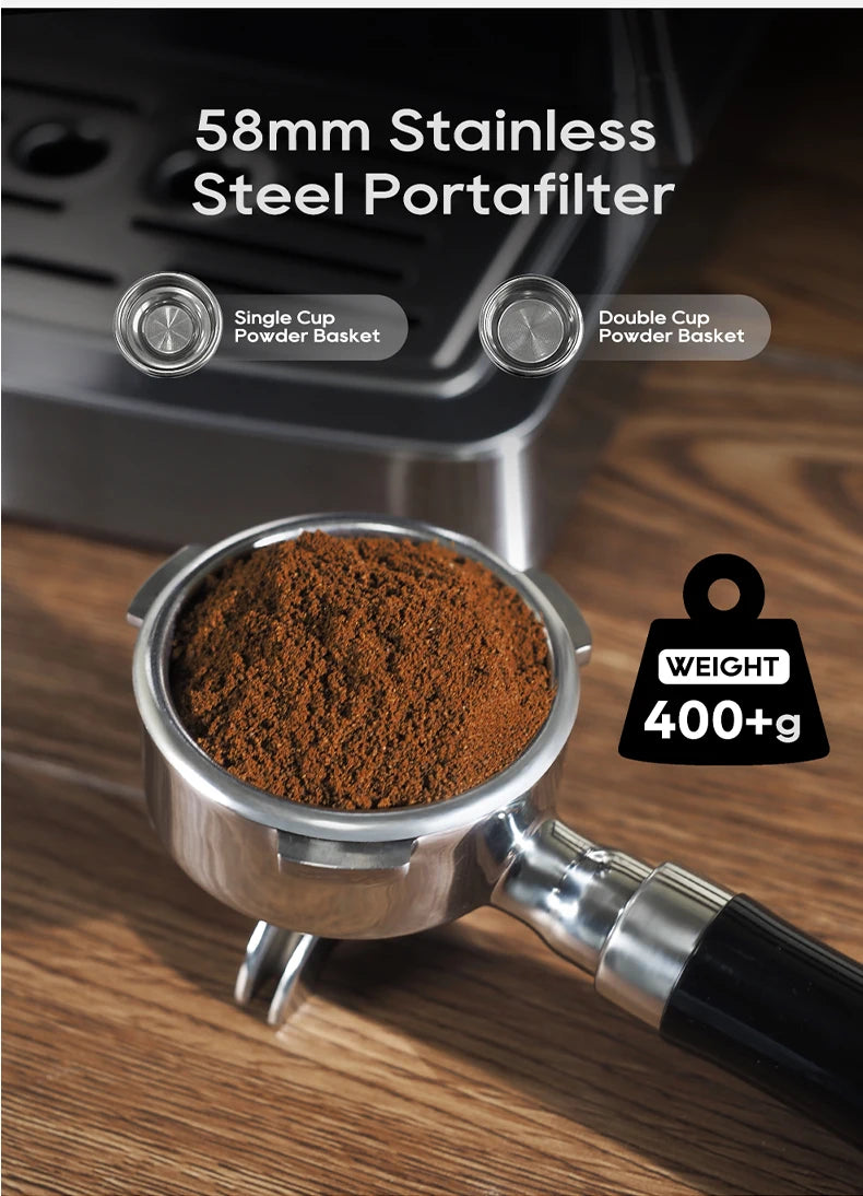 Semi Automatic Espresso Coffee Machine Temperature Cold/Hot Coffee Maker