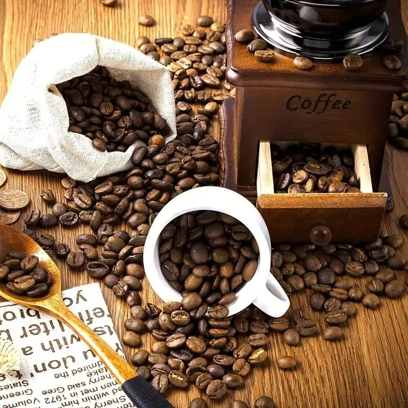 Manual Coffee Grinder Classic Italian Style Hand Crank Mill with Grinding Machine