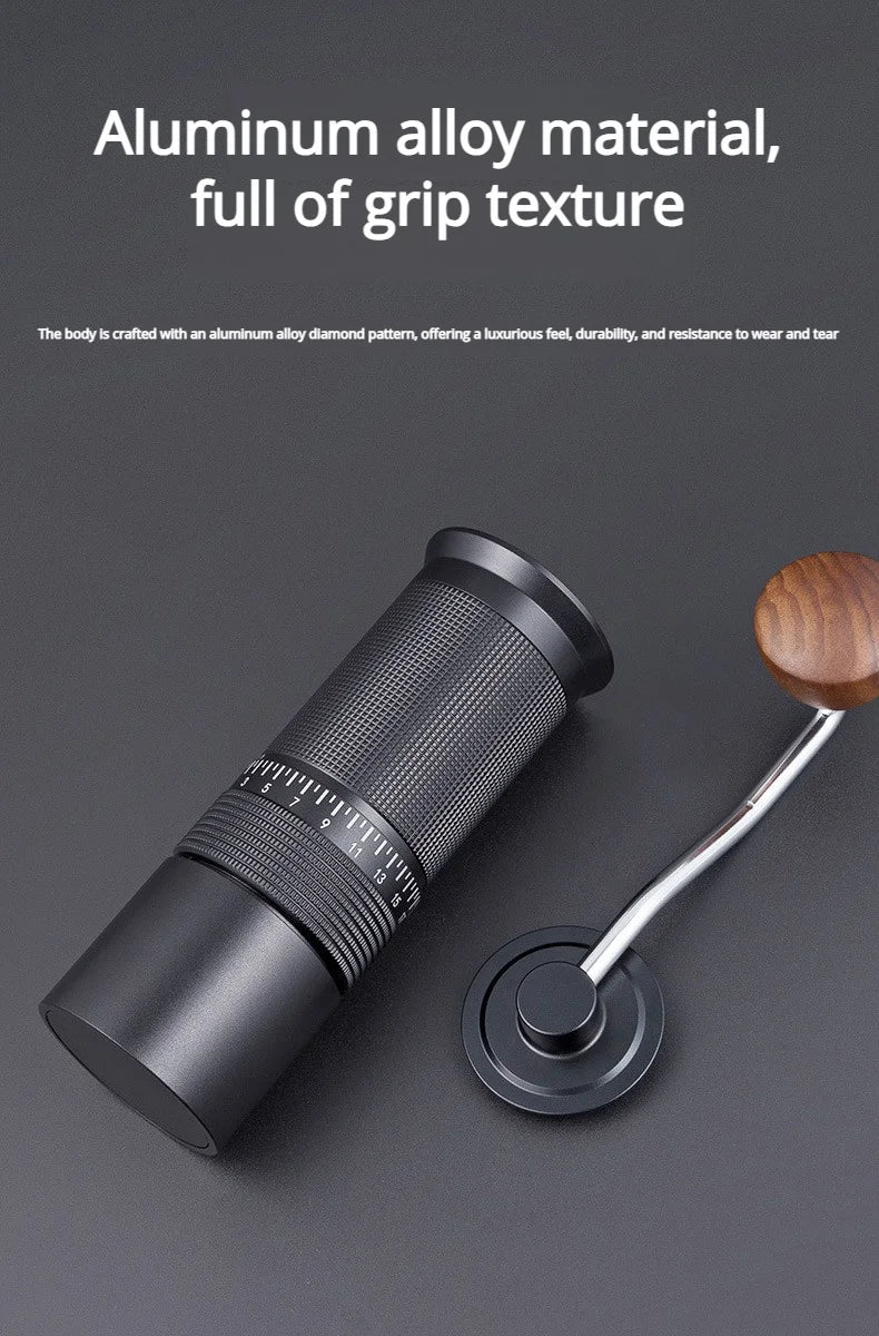 External Hand-Crank Coffee Bean Grinder Italian Hand Brew Home Grinder Manual