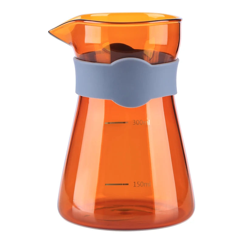High Borosilicate Glass Hand Pour Over Coffee Pot Brewed Coffee Pot Glass