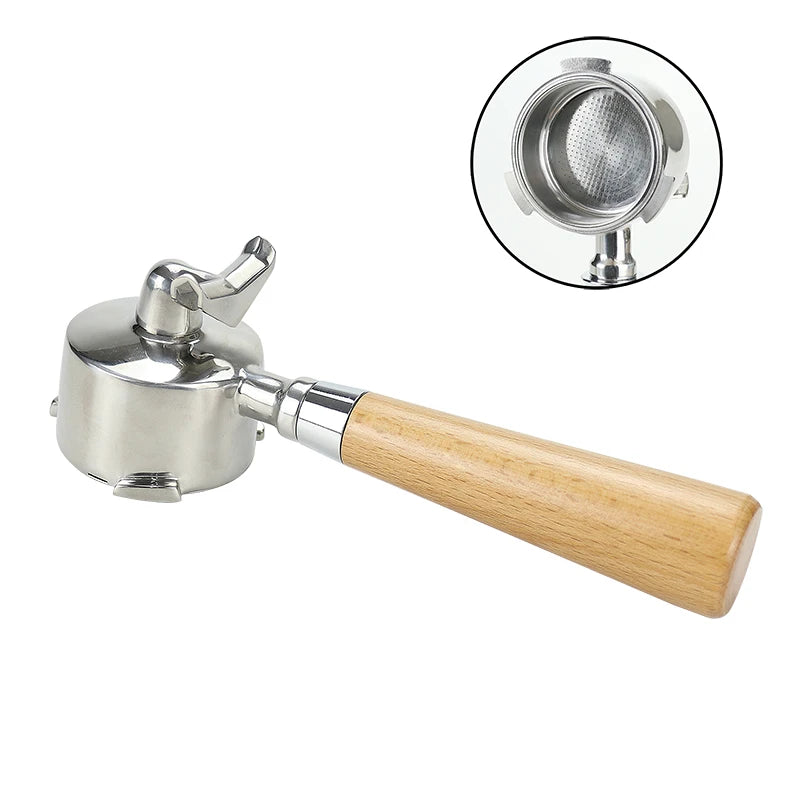51mm Coffee Portafilter Double Spout Delonghi EC680 EC685 Espresso Machine