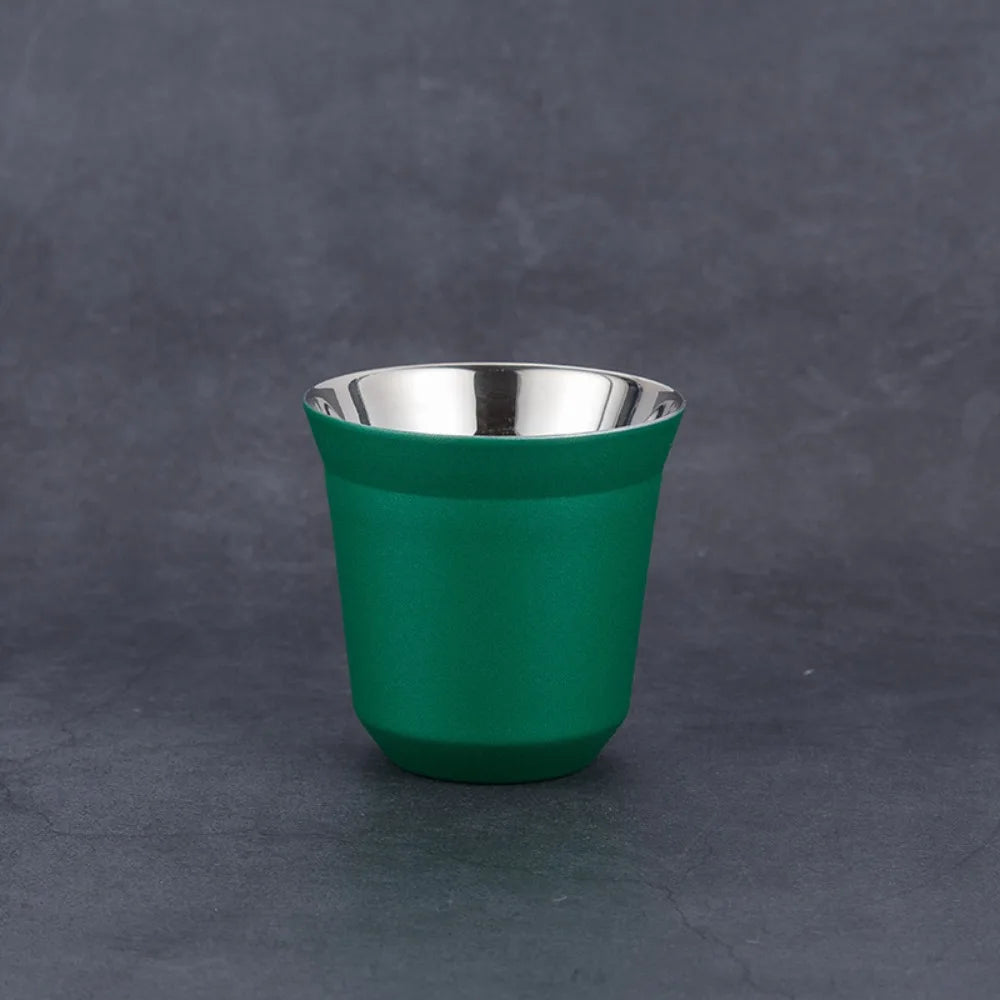 Summer 80ML Espresso Mugs Insulated Double Wall Beer Cups Small Cup