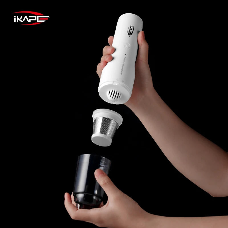 IKAPE Mini Vacuum Cleaner For Coffee Grounds Grinder Battery Barista
