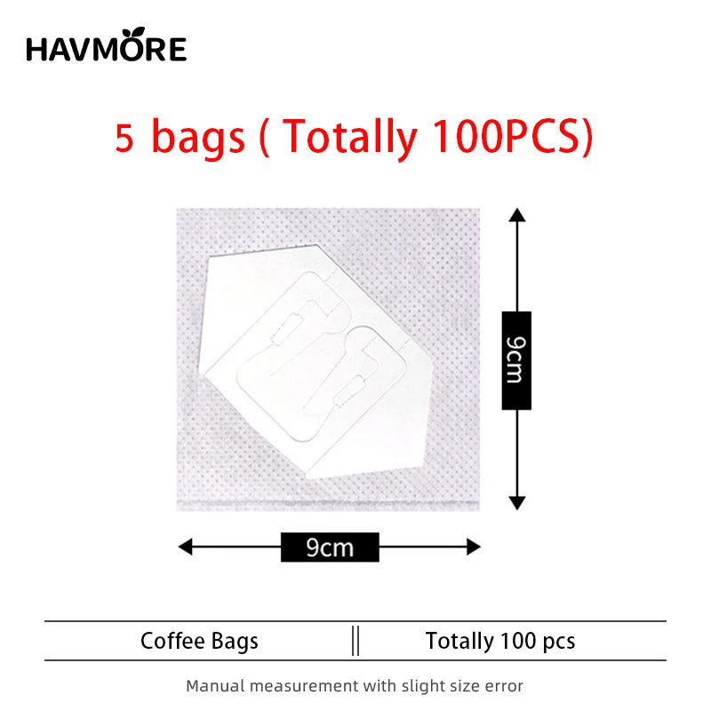 Hanging Ear Coffee Bags Portable Disposable Coffee Drip Filter Bags