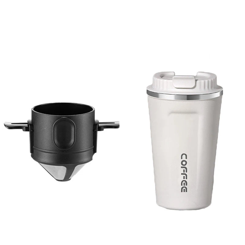 Coffee Filter Drip Coffee Tea Holder Reusable Mug Coffee Dripper Tea Cup Set