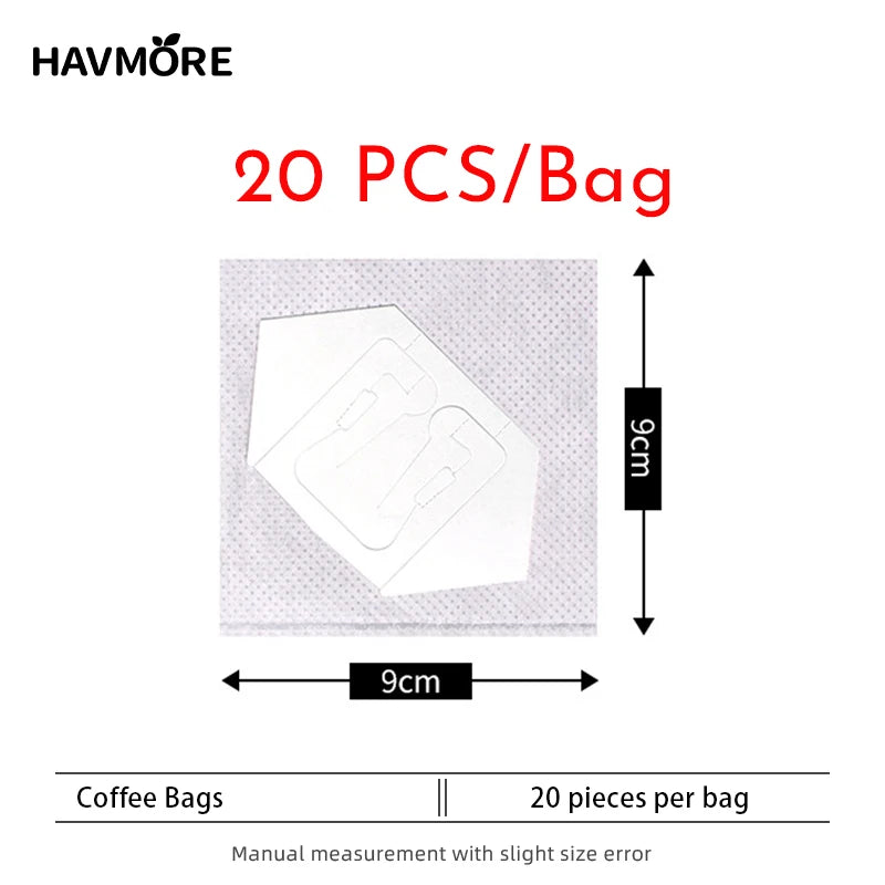 Hanging Ear Coffee Bags Portable Disposable Coffee Drip Filter Bags