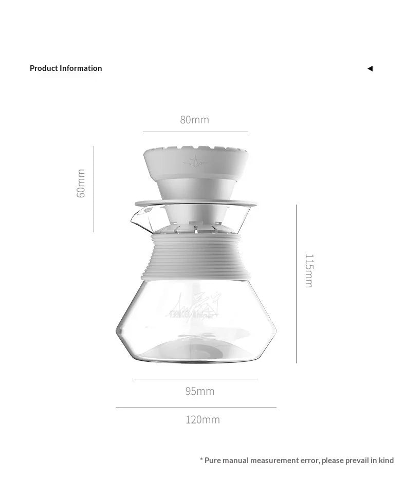 New Mhw-3bomber Aroma Coffee Server Enhanced Aroma Glass Carafe Drip Coffee