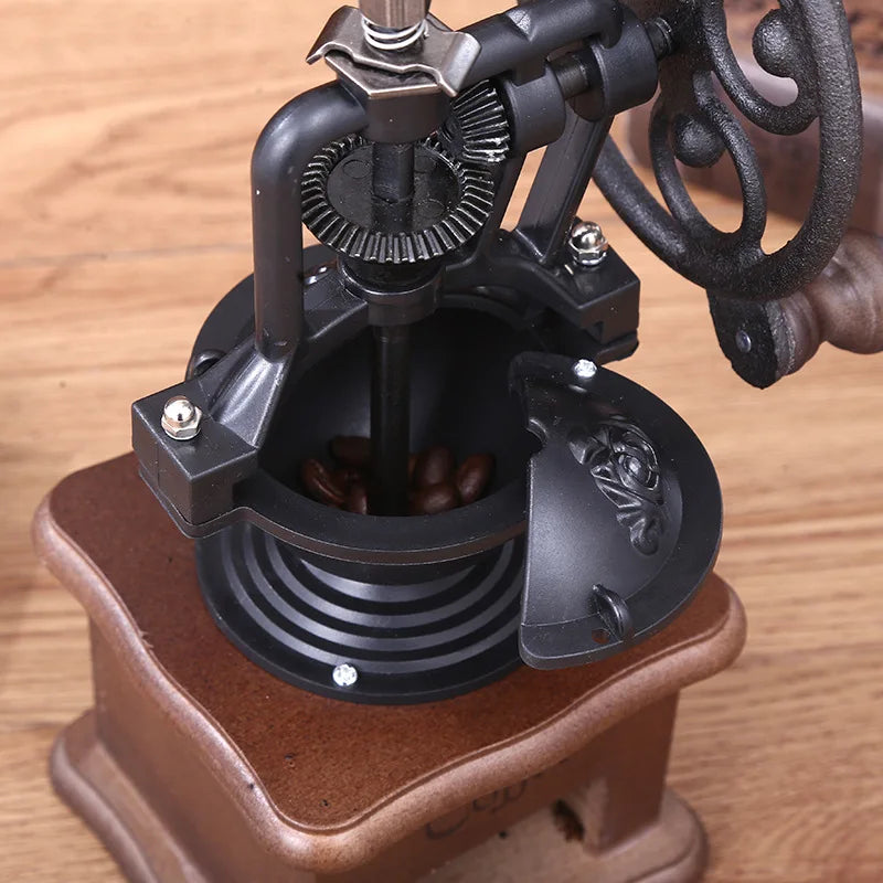 Vintage Manual Coffee Grinder Coarseness Hand-Crank Coffee Enthusiasts