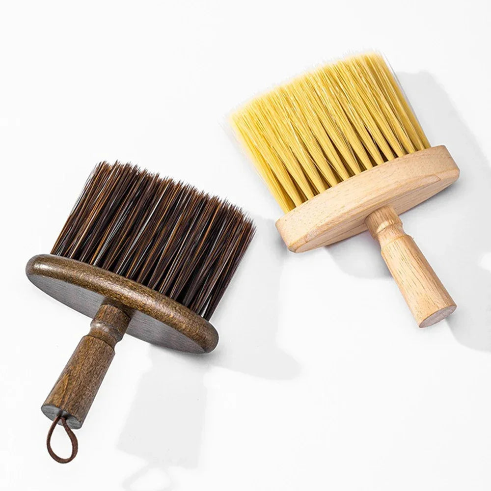 Coffee Machine Cleaning Brush Solid Wood Bowl Coffee Brush Coffee Grounds