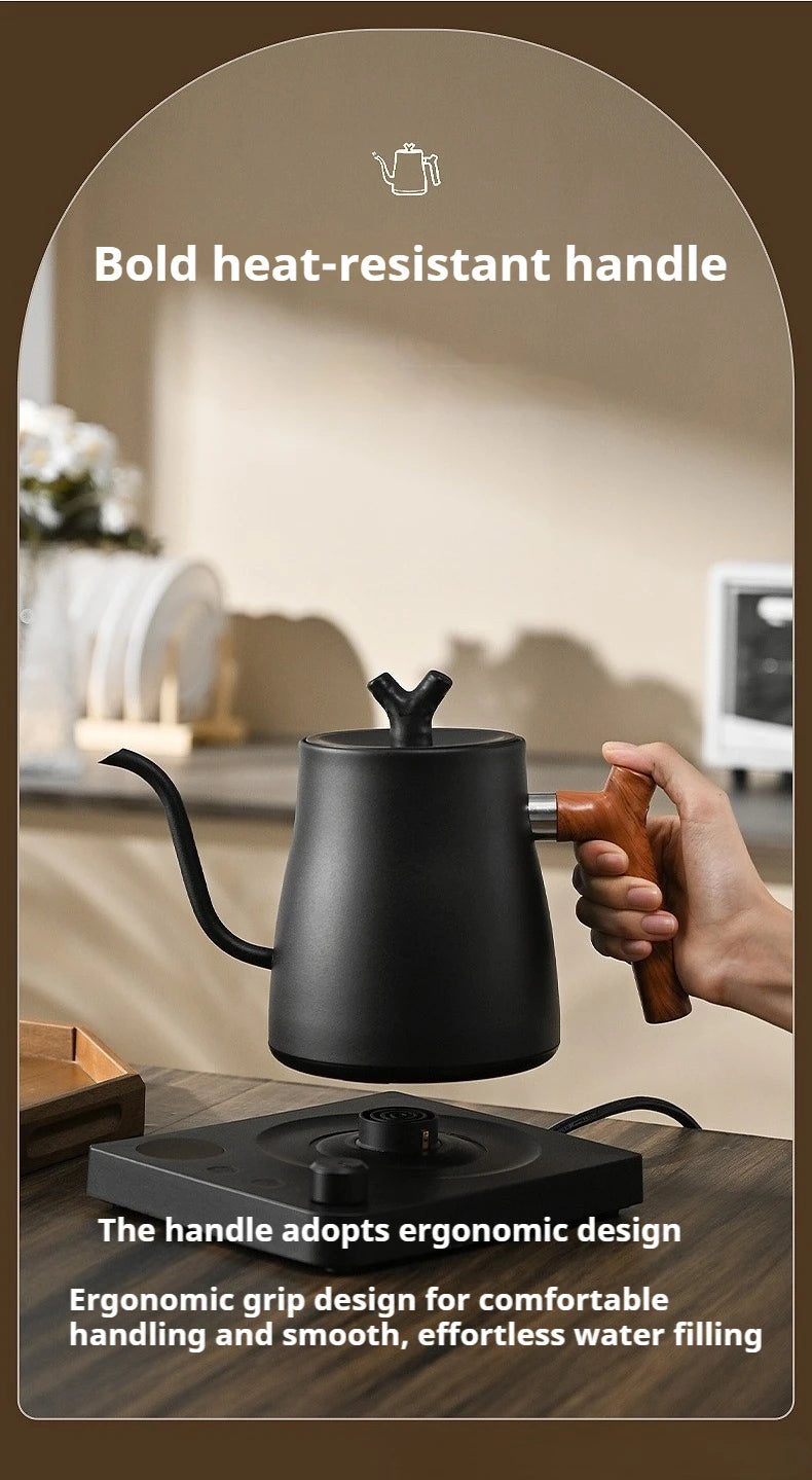 Smart Temperature Control Electric Gooseneck Kettle Hand Brew Coffee