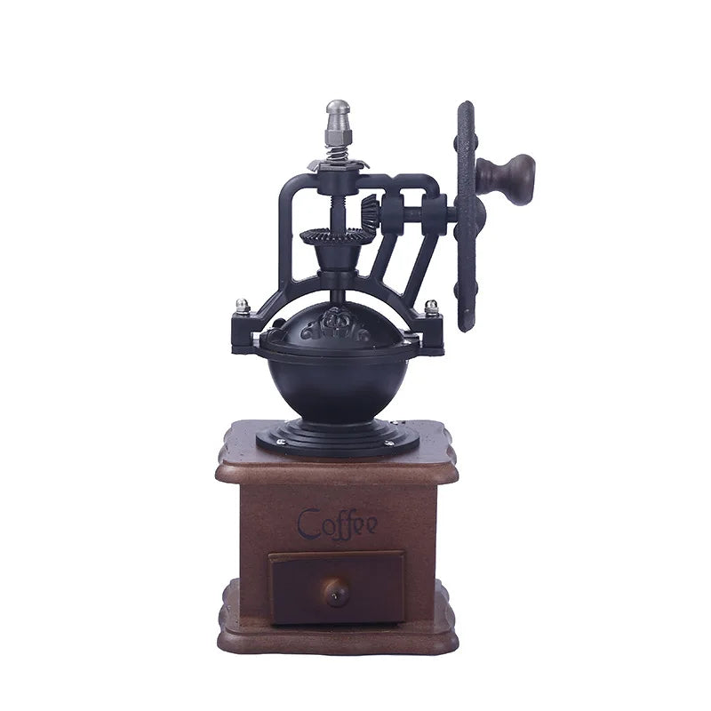 Vintage Manual Coffee Grinder Coarseness Hand-Crank Coffee Enthusiasts