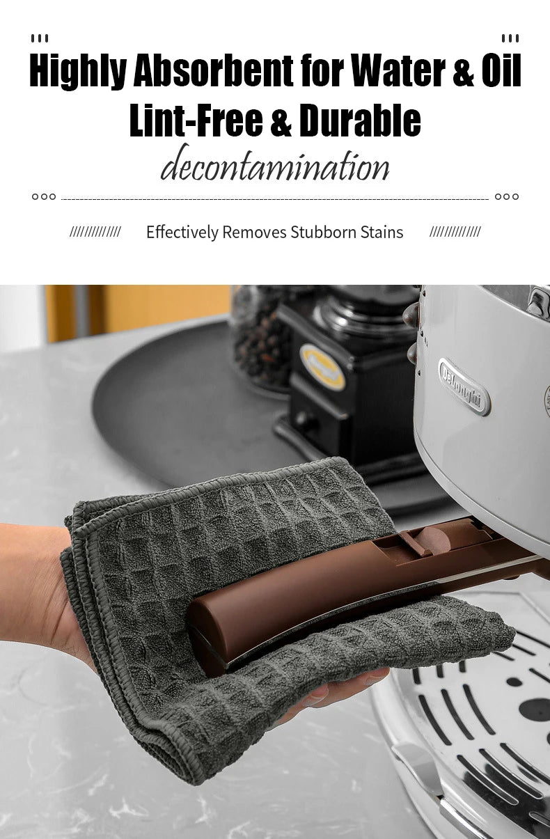 Weave Barista Cleaning Cloth for Coffee Machine Absorbent Stain Removal Bar