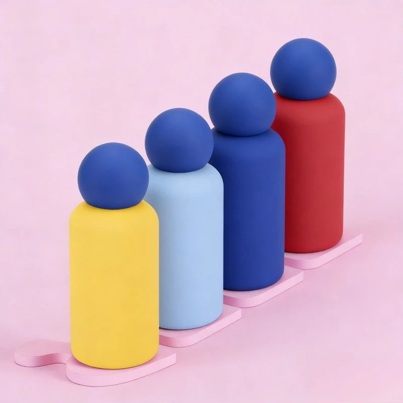 Insulated Water Bottle Creative Cute Vacuum Flask for Outdoor Travel Cup
