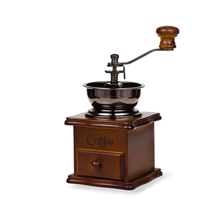 Manual Coffee Grinder Classic Italian Style Hand Crank Mill with Grinding Machine