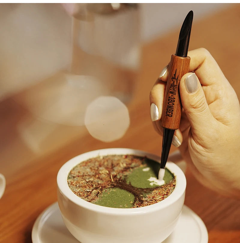MHW-3BOMBER Coffee Latte Art Pens Vintage Espresso Cappuccino Pen