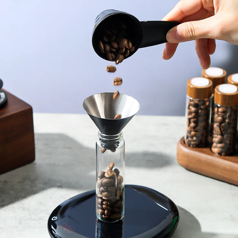 Havmore Coffee Beans Storage Containers Glass Coffee Bean Tube
