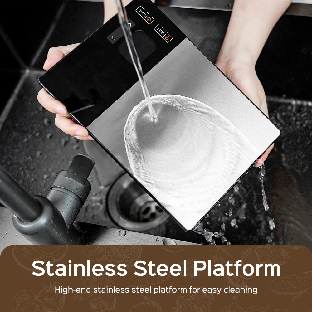 Smart Kitchen Scale Stainless Steel Food Calorie Protein Fat Healthy Cooking